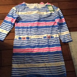 Lilly pulitzer Lena dress tiki stripe dress xs nwt